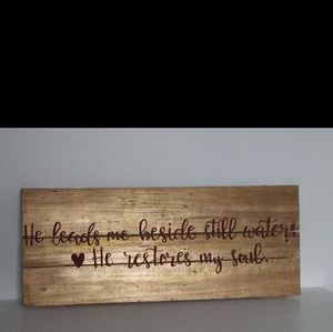 Handmade Wood Sign. Comment with questions!!😊